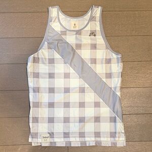 Tracksmith - Cream and Gray Tank